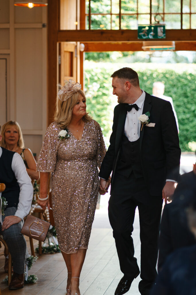 Wedding Ceremony at Hyde House by Cotswolds wedding photographer