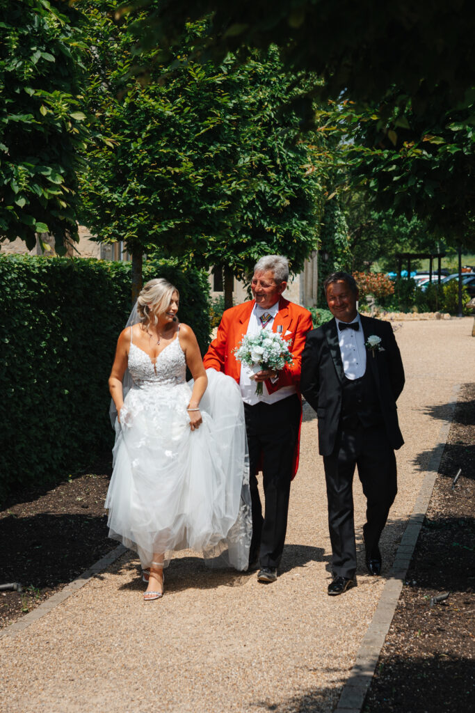 Wedding Ceremony at Hyde House by Cotswolds wedding photographer