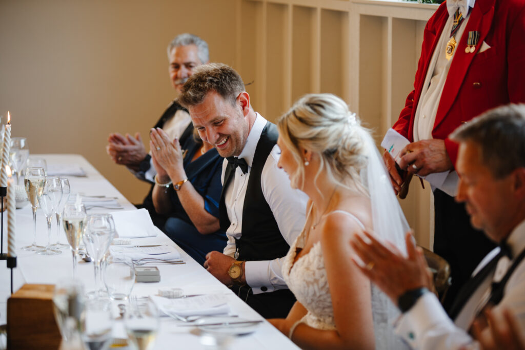 Speeches at Hyde House Wedding Venue