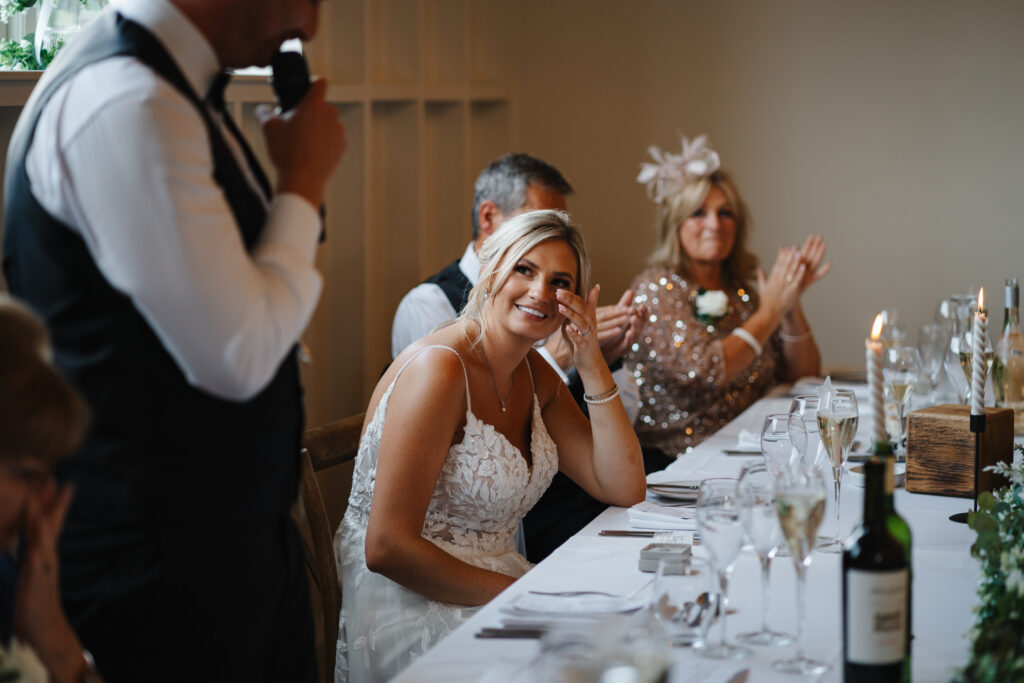 Speeches at Hyde House Wedding Venue