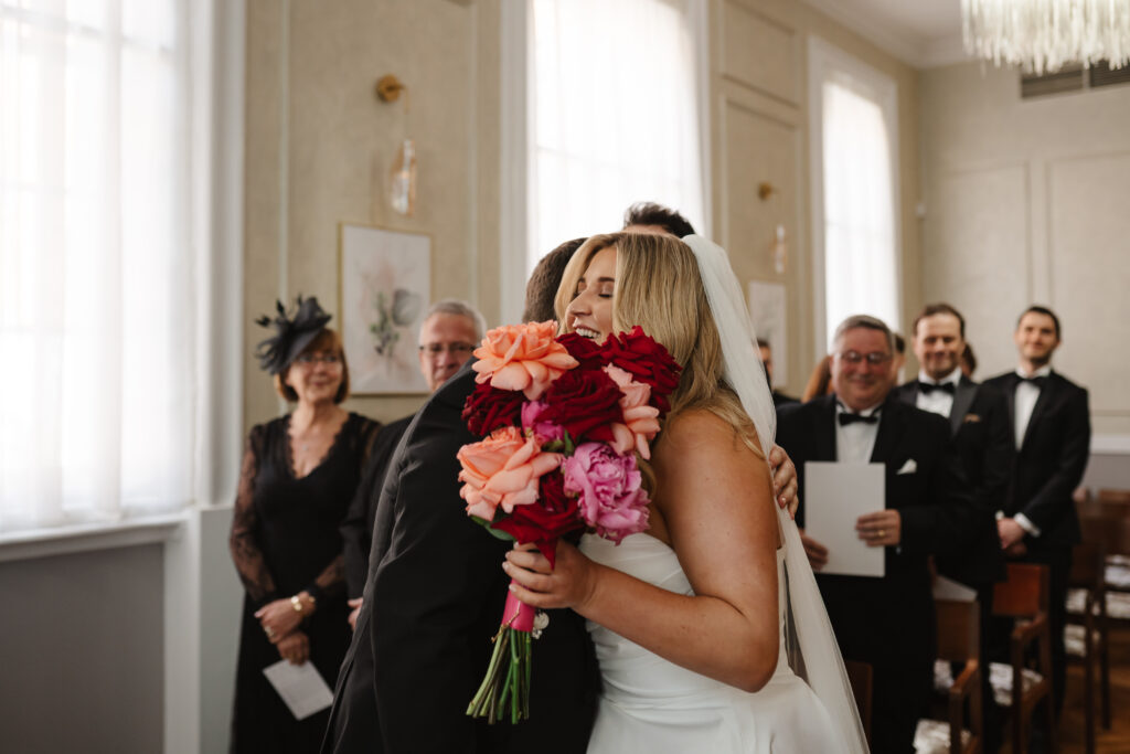 Wedding Ceremony at Chelsea Registry Office by London Elopement Photographer