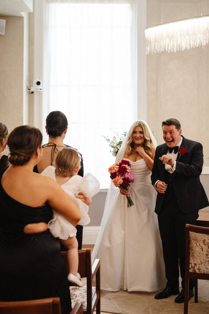 Wedding Ceremony at Chelsea Registry Office by London Elopement Photographer