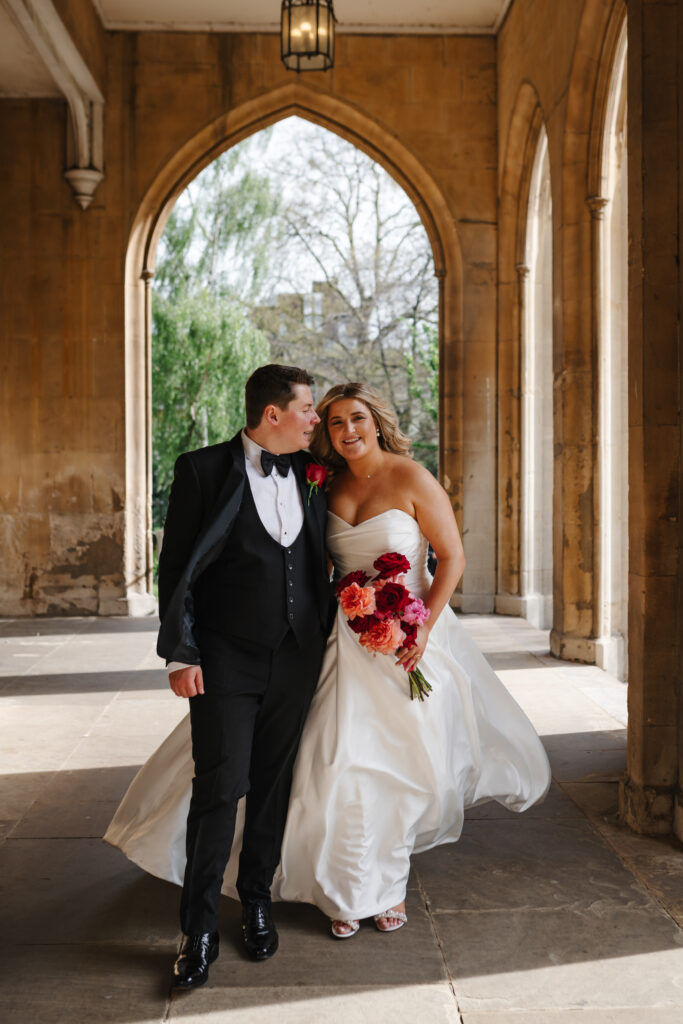 Wedding Couple Portraits in Chelsea and Kensington by London Elopement Photographer