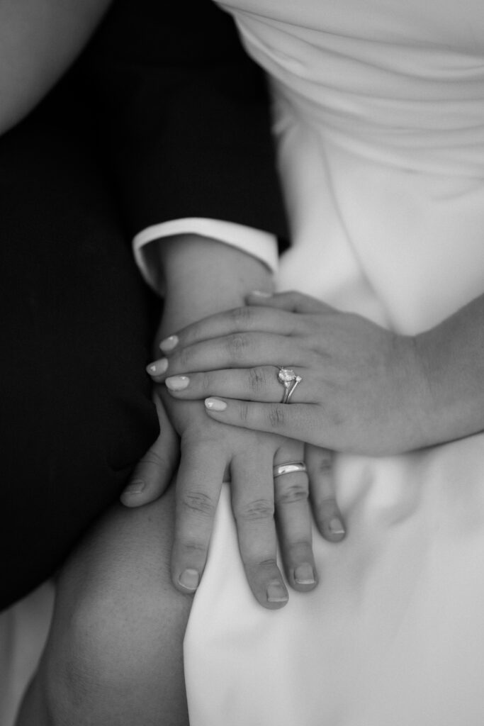 Wedding Couple Portraits in Chelsea and Kensington by London Elopement Photographer