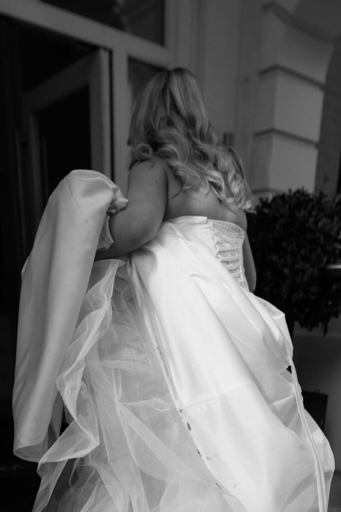 Wedding Couple Portraits in Chelsea and Kensington by London Elopement Photographer