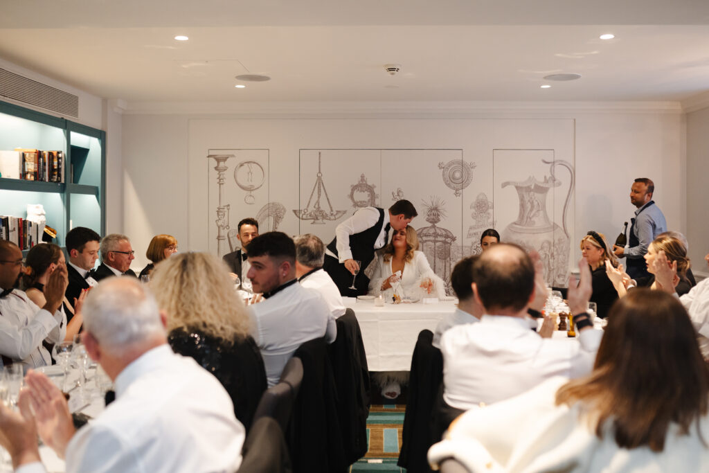 Wedding Reception at the Ampersand Hotel by London Elopement Photographer