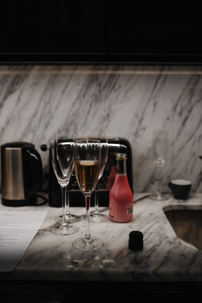 Wedding prep at the Ampersand Hotel by London Elopement Photographer