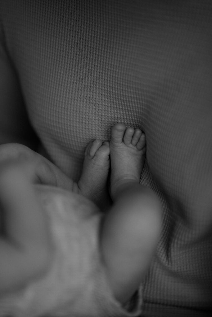 Worcester Family Photographer at in home newborn session