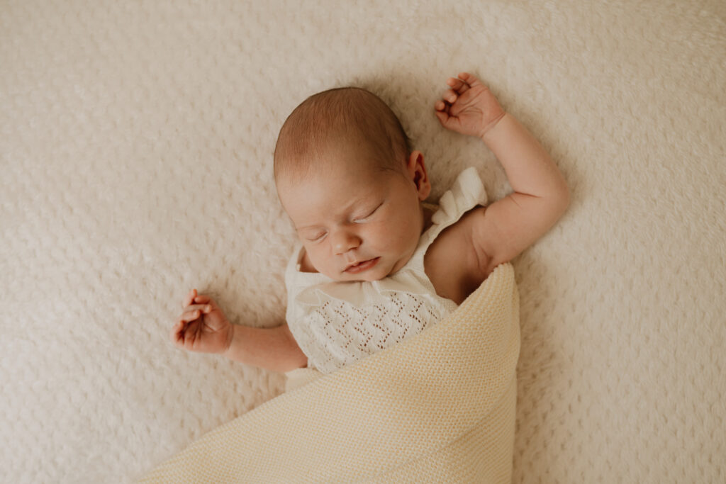 Worcester newborn photographer with family in studio