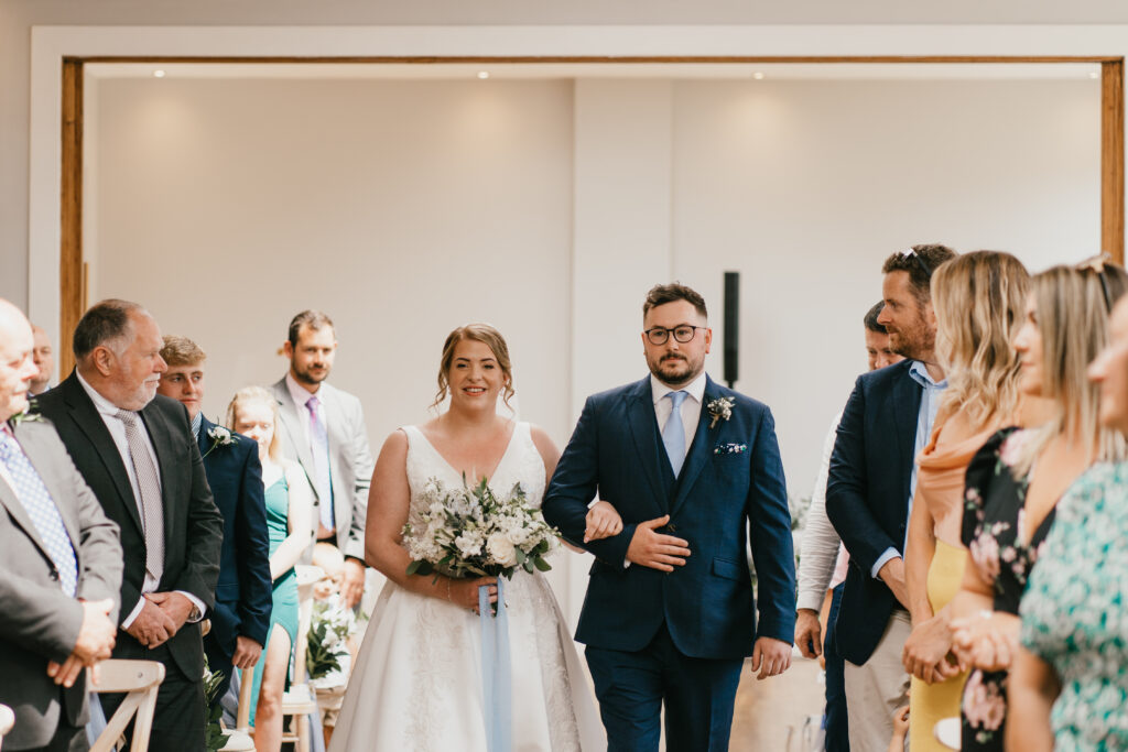 Ceremony at Bredenbury Court Barns