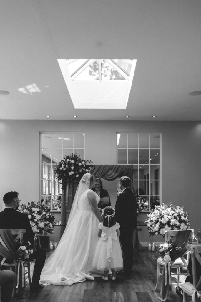 Ceremony at Bredenbury Court Barns