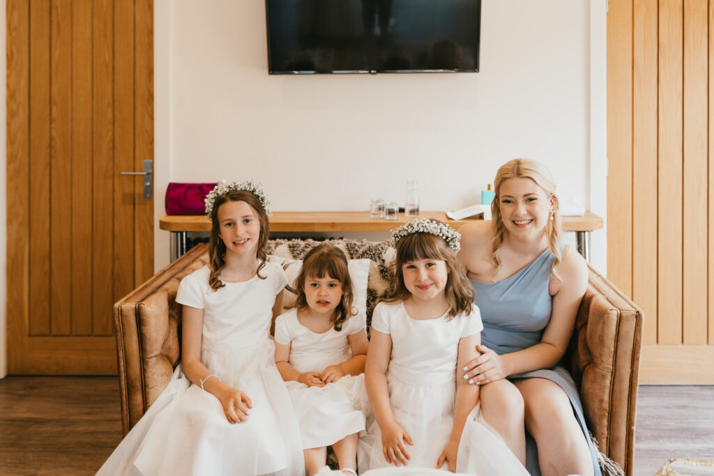 Bridal Prep at Bredenbury Court Barns Wedding