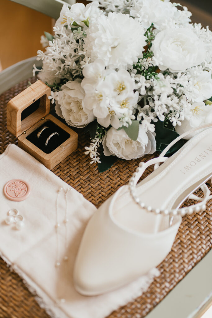 Bridal Prep at Bredenbury Court Barns Wedding