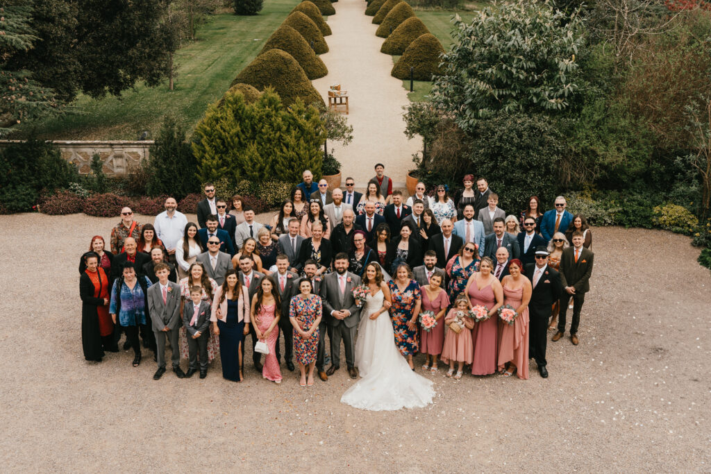 Manor by the lake wedding photo