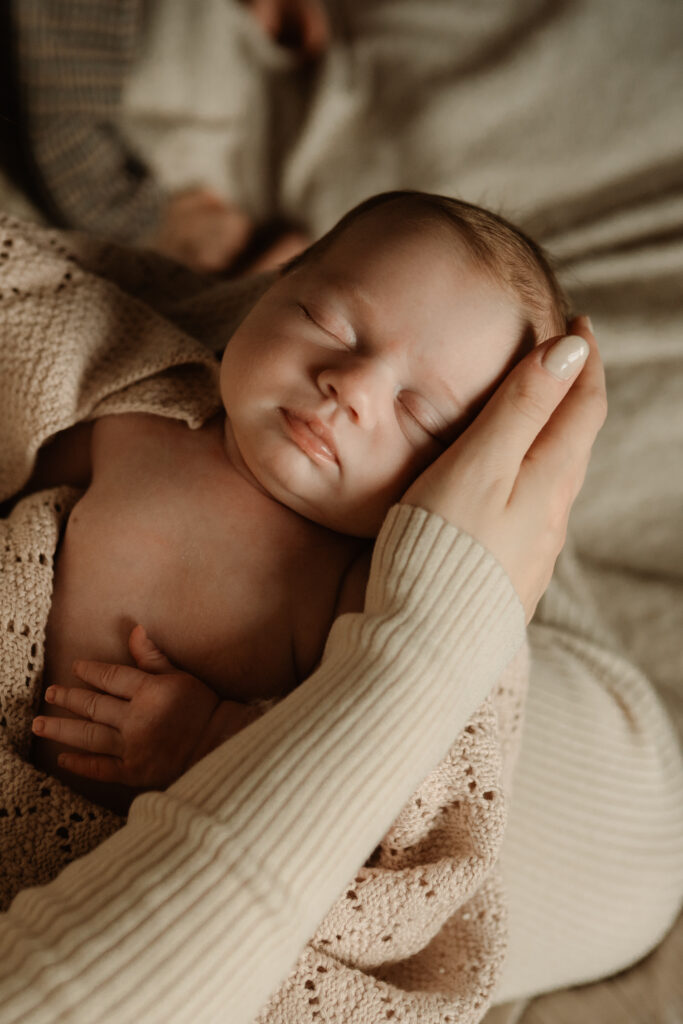 Hereford newborn photography in the home
