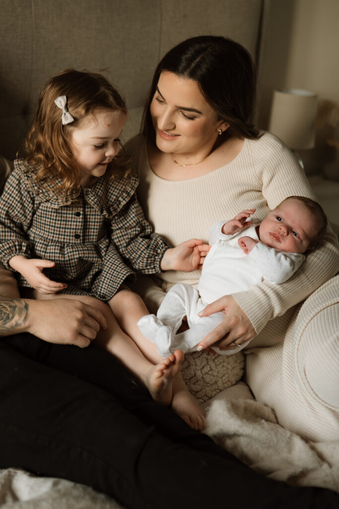 Hereford newborn photography in the home