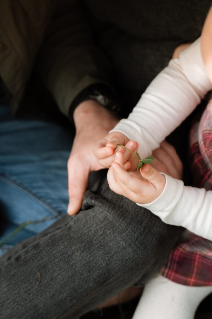 Family Photoshoot with Worcester Newborn Photographer at Tiddesley Wood