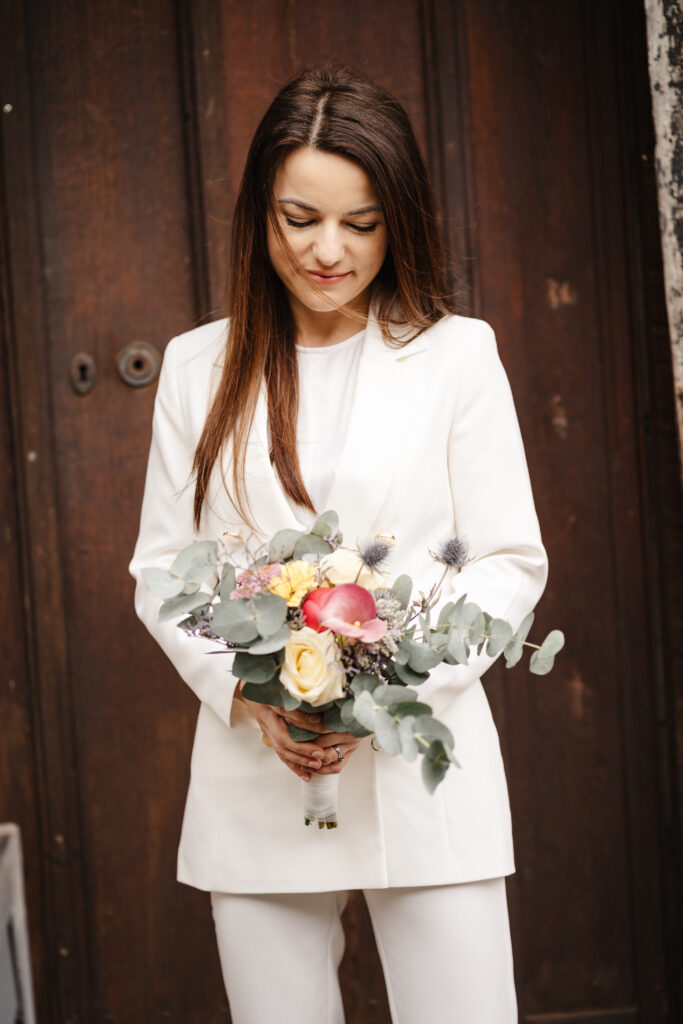 Worcester Wedding Couple Portraits at the Shambles