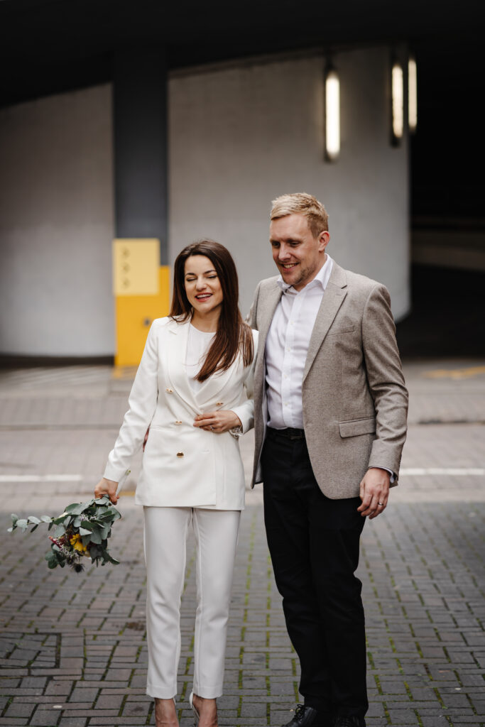 Worcester Wedding Couple Portraits at the Shambles
