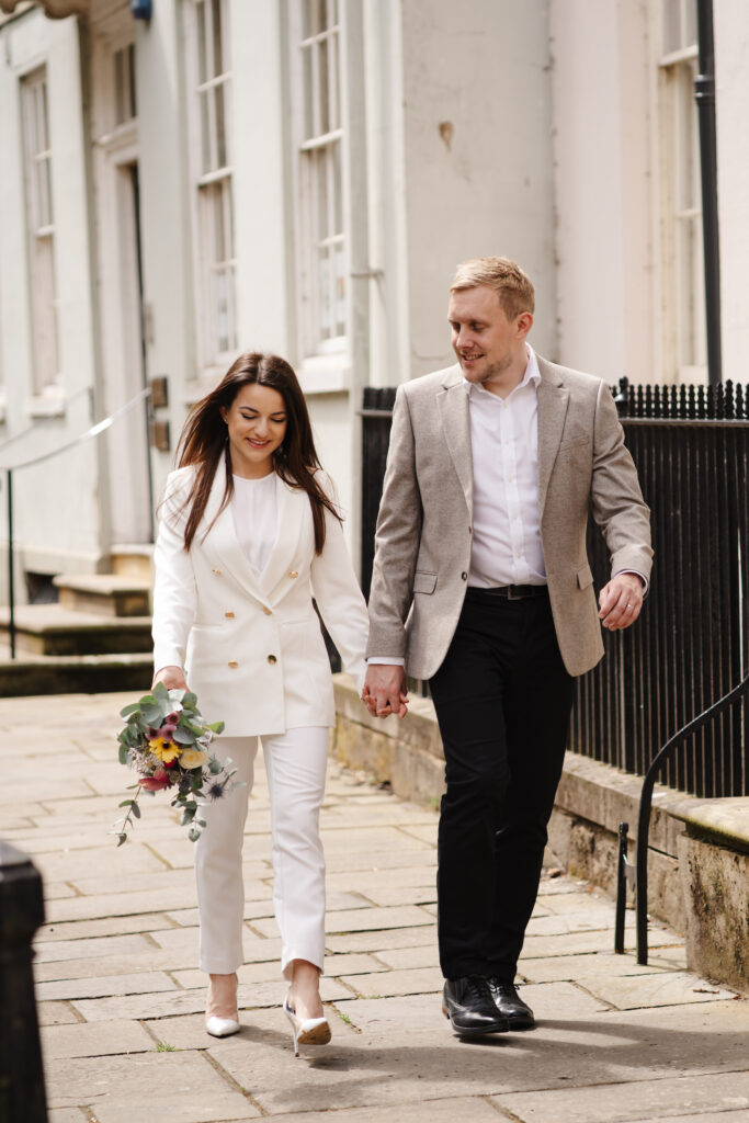 Worcester Wedding Couple Portraits at the Shambles