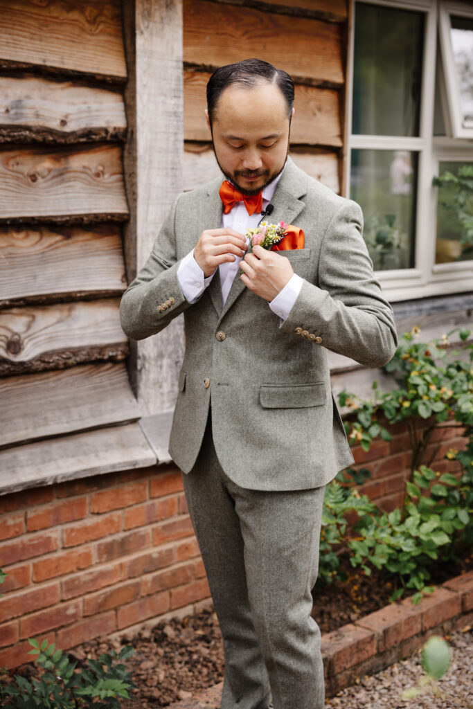 Elmbridge Farm wedding preparations photos