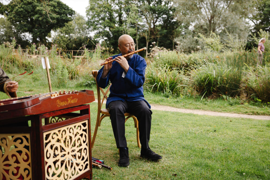 Elmbridge Farm wedding outdoor ceremony photos