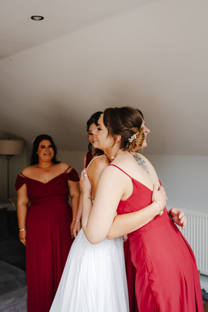 Elmbridge Farm wedding preparations photos