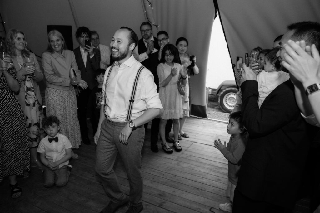 Elmbridge Farm evening photos with Worcestershire wedding photographer