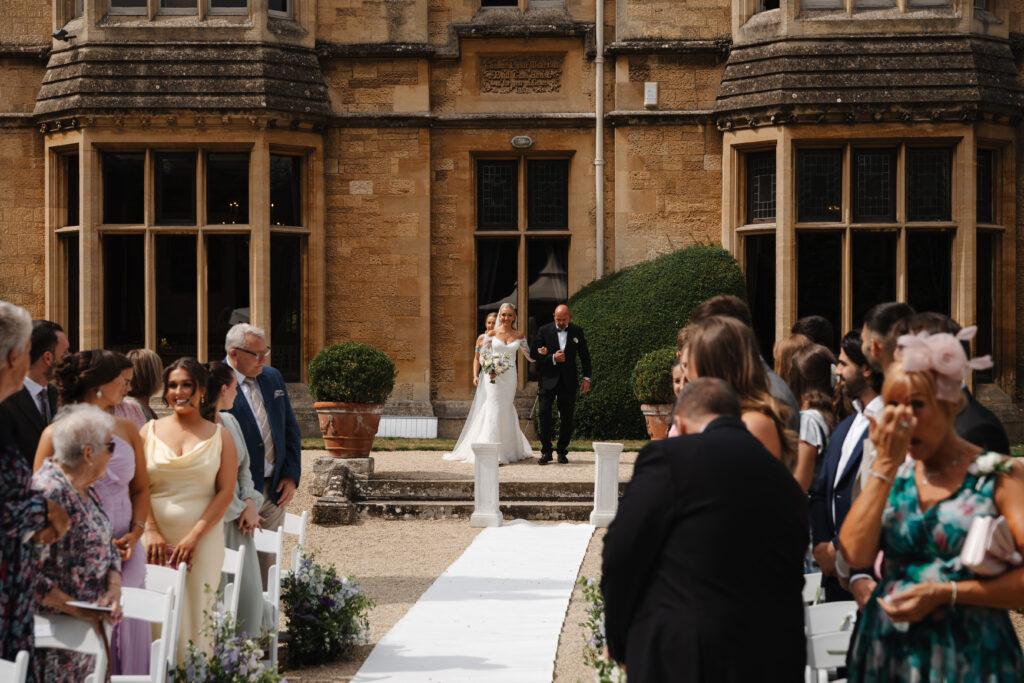 Outdoor Ceremony at Manor by the Lake