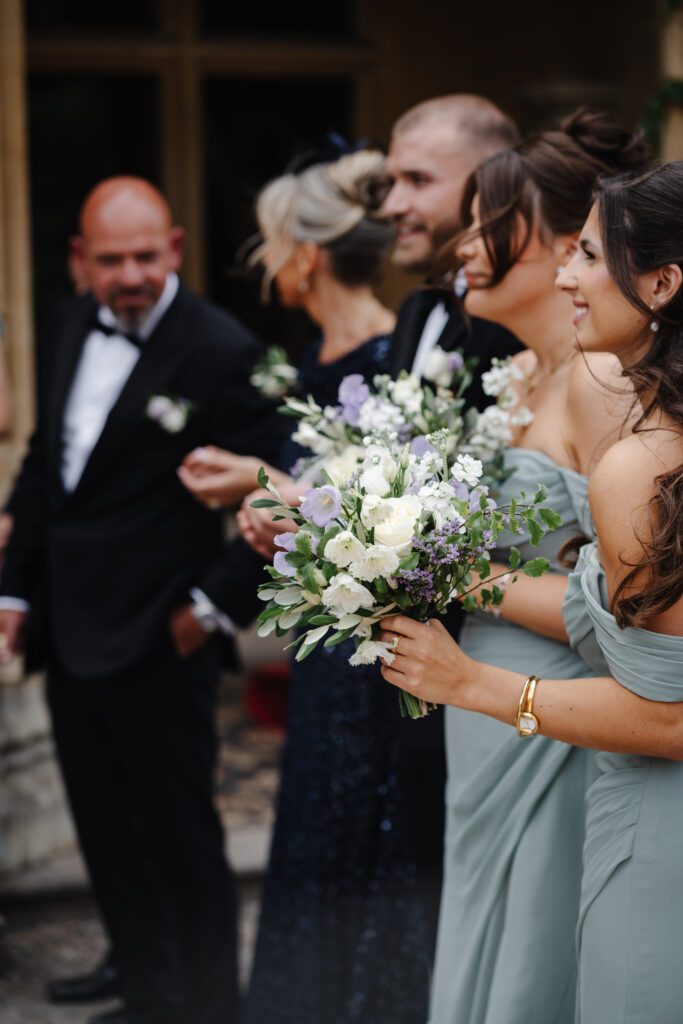 Confetti photos at manor by the Lake