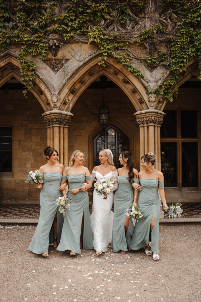 Confetti photos at manor by the Lake