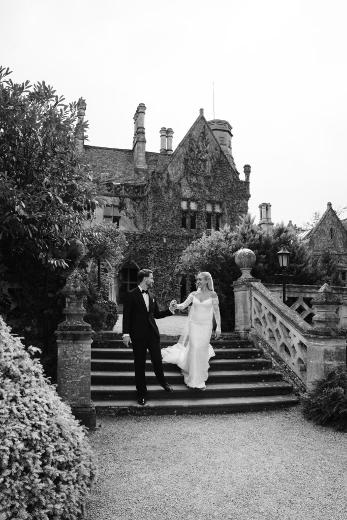 Couple Portraits at Manor by the Lake by Cotswolds Wedding Photographer