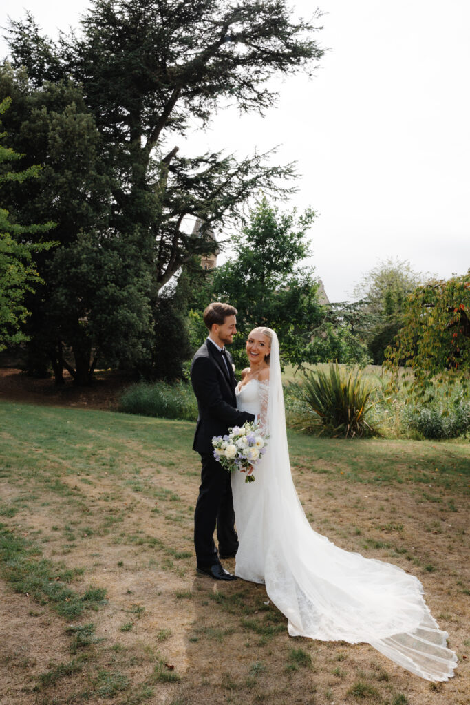 Couple Portraits at Manor by the Lake by Cotswolds Wedding Photographer