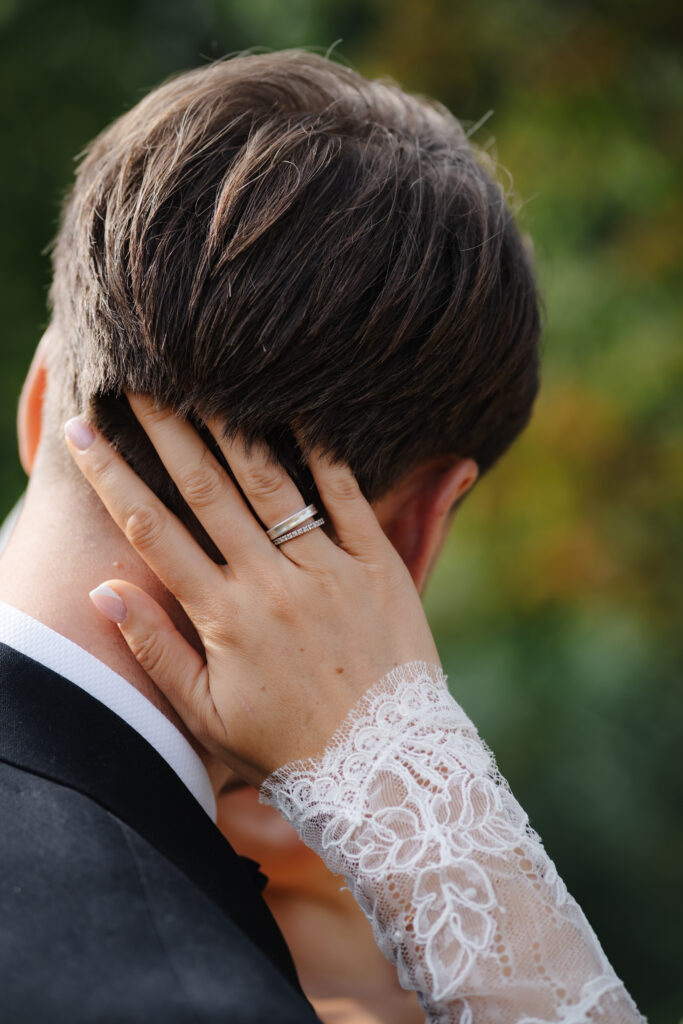 Couple Portraits at Manor by the Lake by Cotswolds Wedding Photographer