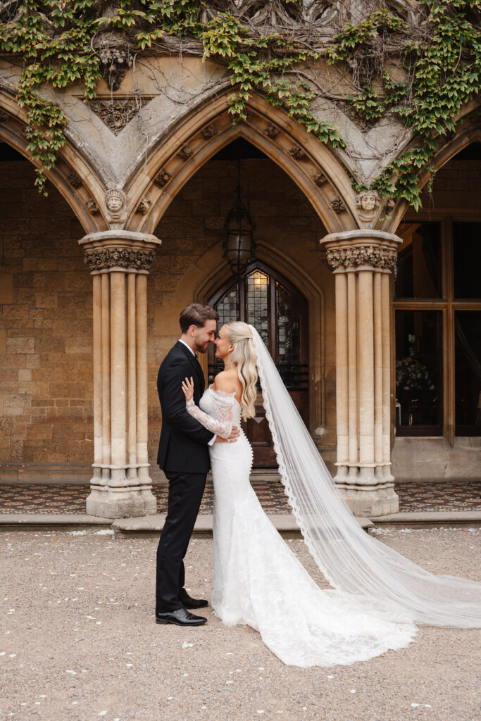 Couple Portraits at Manor by the Lake by Cotswolds Wedding Photographer