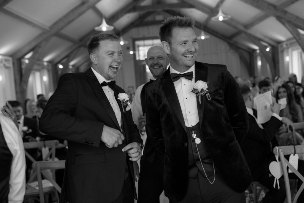 wedding ceremony at the grange at hyde house by Cotswolds wedding photographer Grace Dove Photography