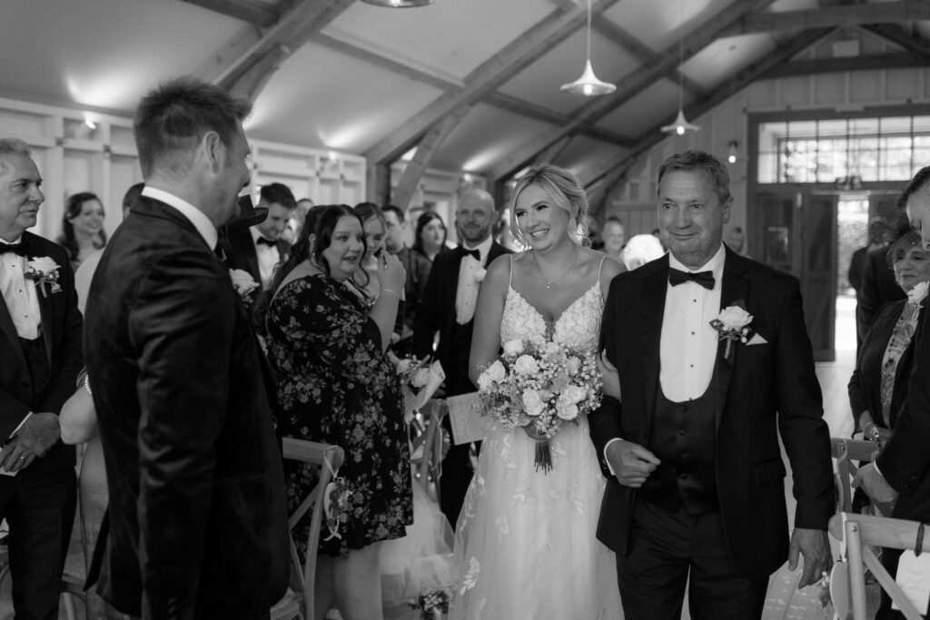 wedding ceremony at the grange at hyde house by Cotswolds wedding photographer Grace Dove Photography
