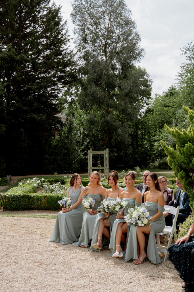 Manor by the Lake outdoor ceremony photos by Cotswolds wedding photographer