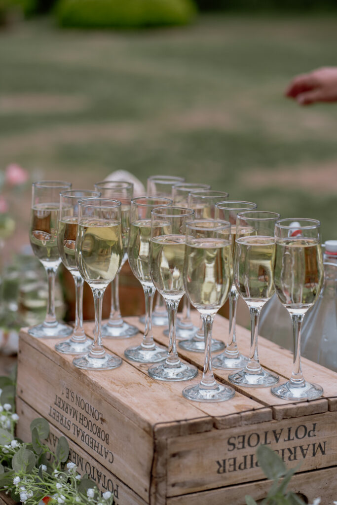 Manor by the Lake cocktail hour photos by Cotswolds wedding photographer