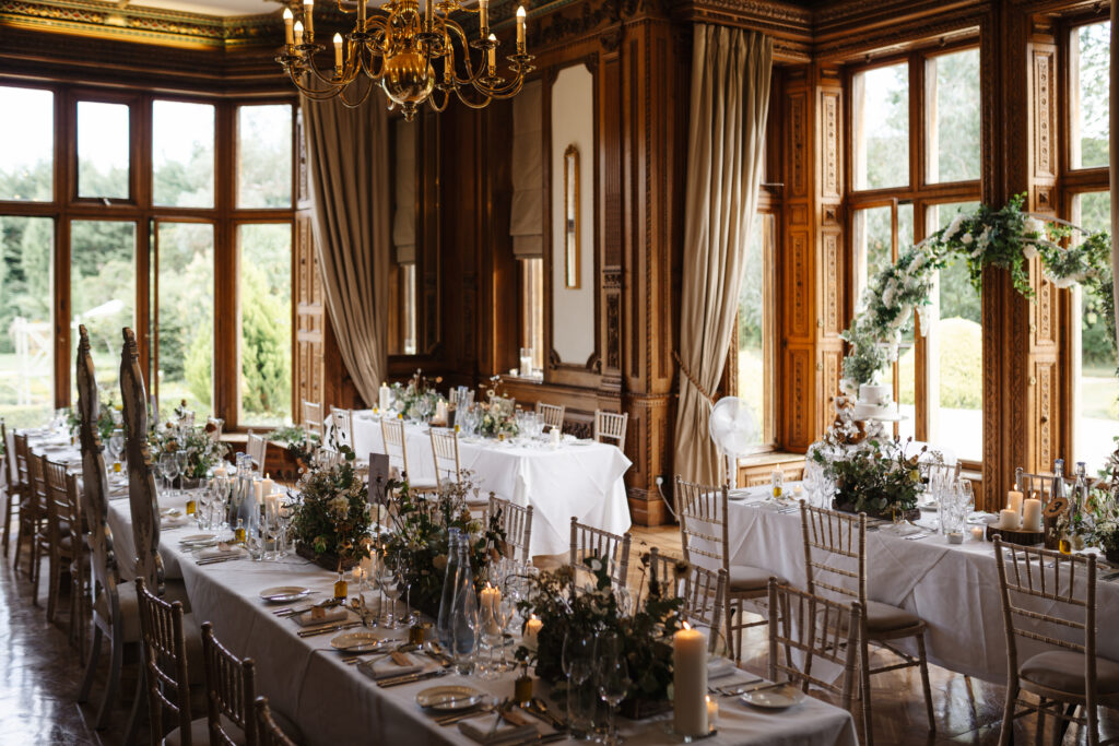 The Maximilian Room for wedding reception space by Cotswolds wedding photographer