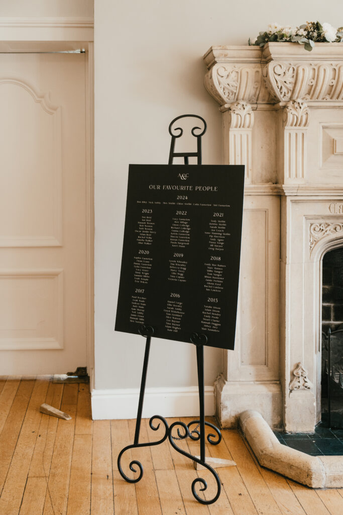 The ballroom at Eastington Park by Cotswolds wedding photographer