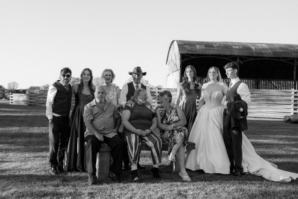 evening cocktail hour photos at Barns and yard worcestershire wedding venue