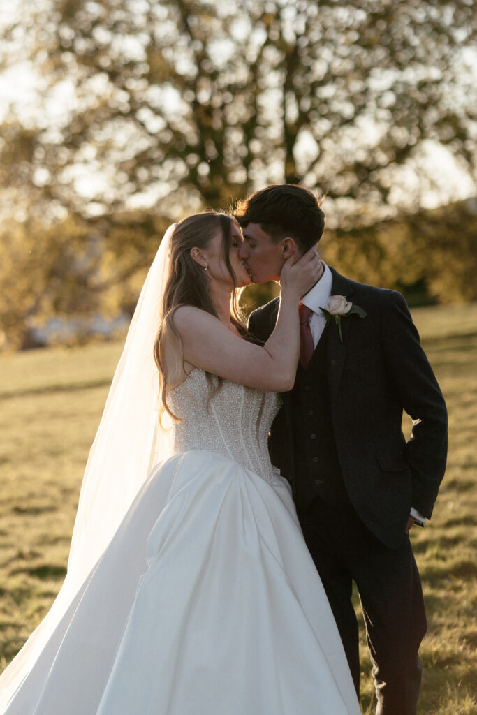 evening cocktail hour photos at Barns and yard worcestershire wedding venue
