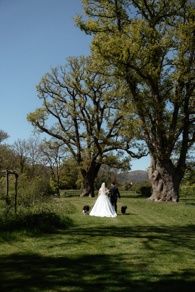 Private wedding vows at Barns & Yard wedding venue on the jetty