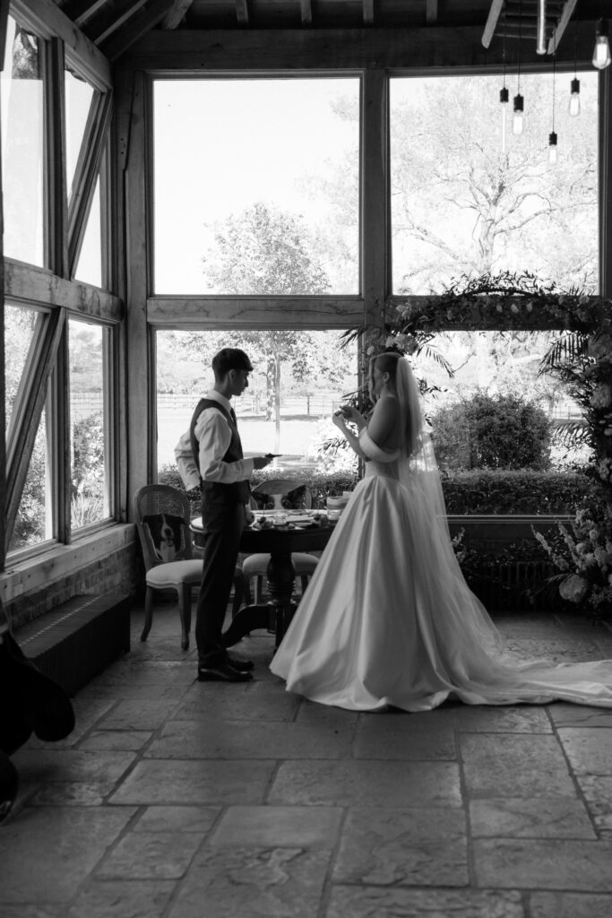 Barns & Yard wedding cocktail hour