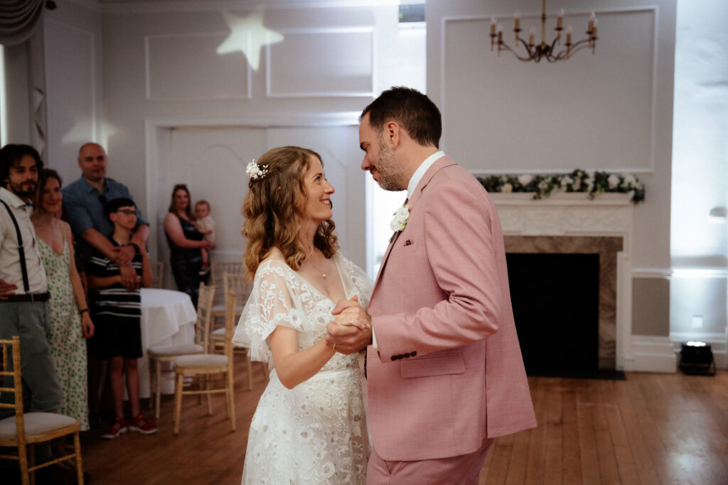dancefloor at eastington park  by cotswolds wedding photographer