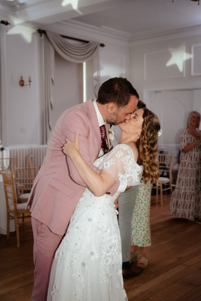dancefloor at eastington park  by cotswolds wedding photographer