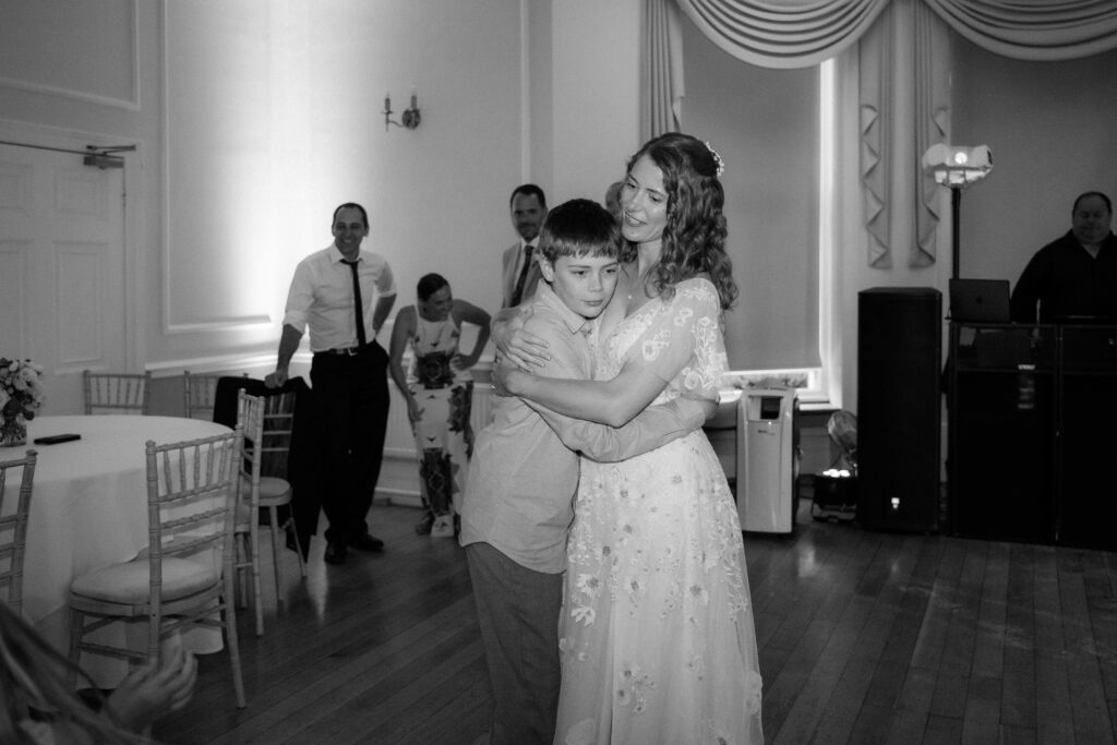 dancefloor at eastington park  by cotswolds wedding photographer