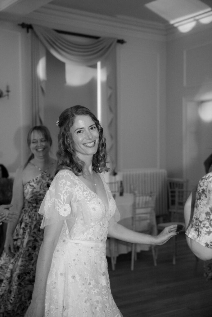 dancefloor at eastington park  by cotswolds wedding photographer