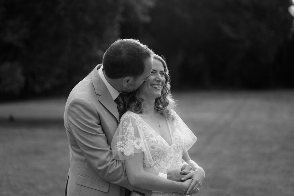 couple portraits at eastington park  by cotswolds wedding photographer